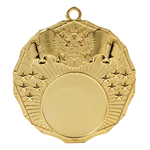 Медаль 018.01 золото Д50мм